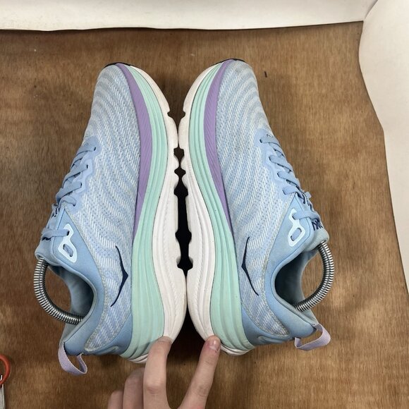 Hoka One One Gaviota 5 Women's Size 10 Blue Running Sneakers - Picture 6 of 9